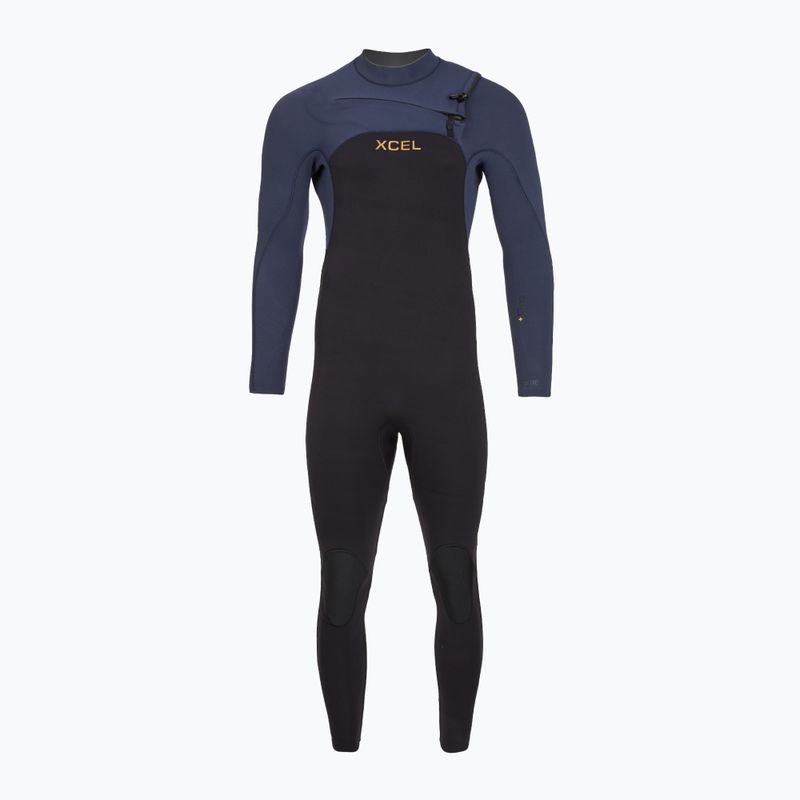 Muta da nuoto uomo Xcel Comp+ 5/4 mm Full black/blue nights 2
