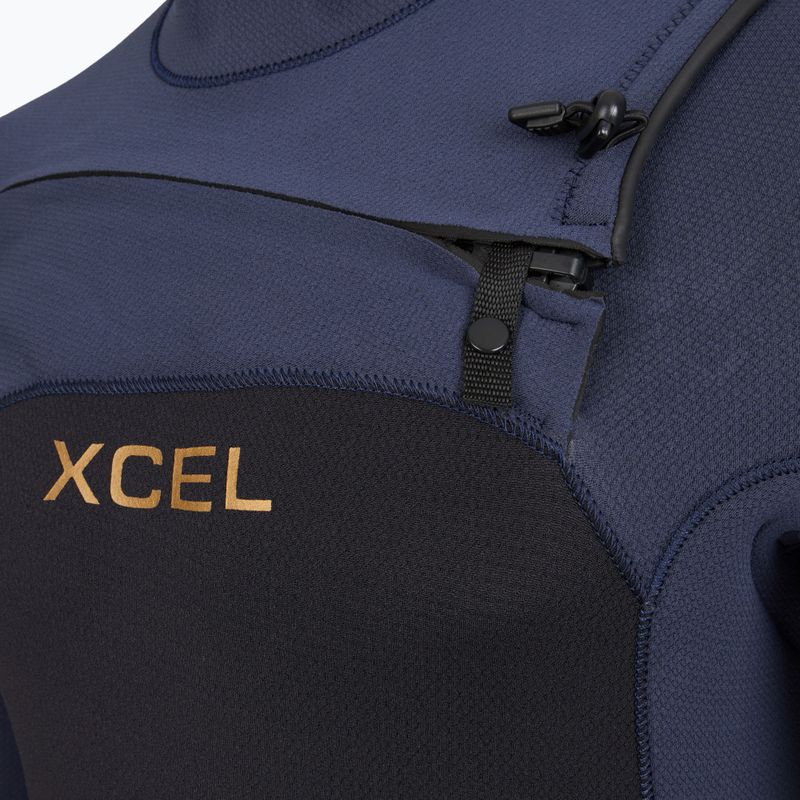 Muta da nuoto uomo Xcel Comp+ 5/4 mm Full black/blue nights 4