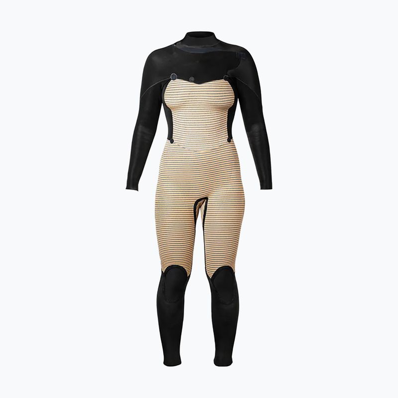 Muta da nuoto donna Xcel Comp 4/3 mm Full black/black palm/monstera print 4