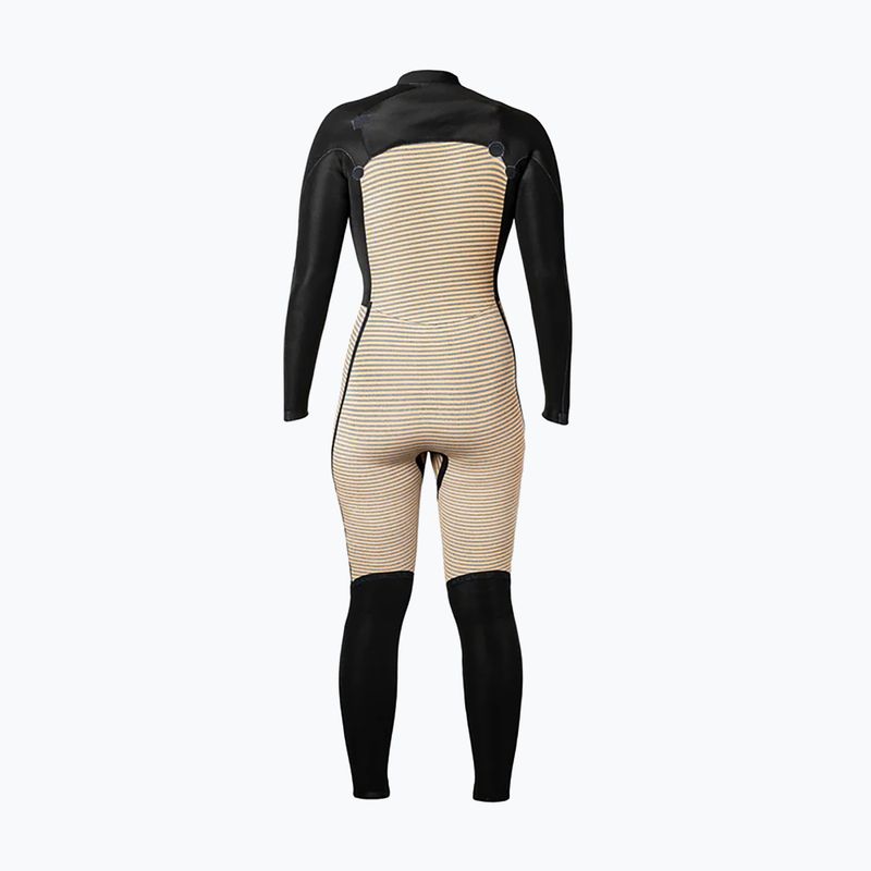 Muta da nuoto donna Xcel Comp 4/3 mm Full black/black palm/monstera print 5