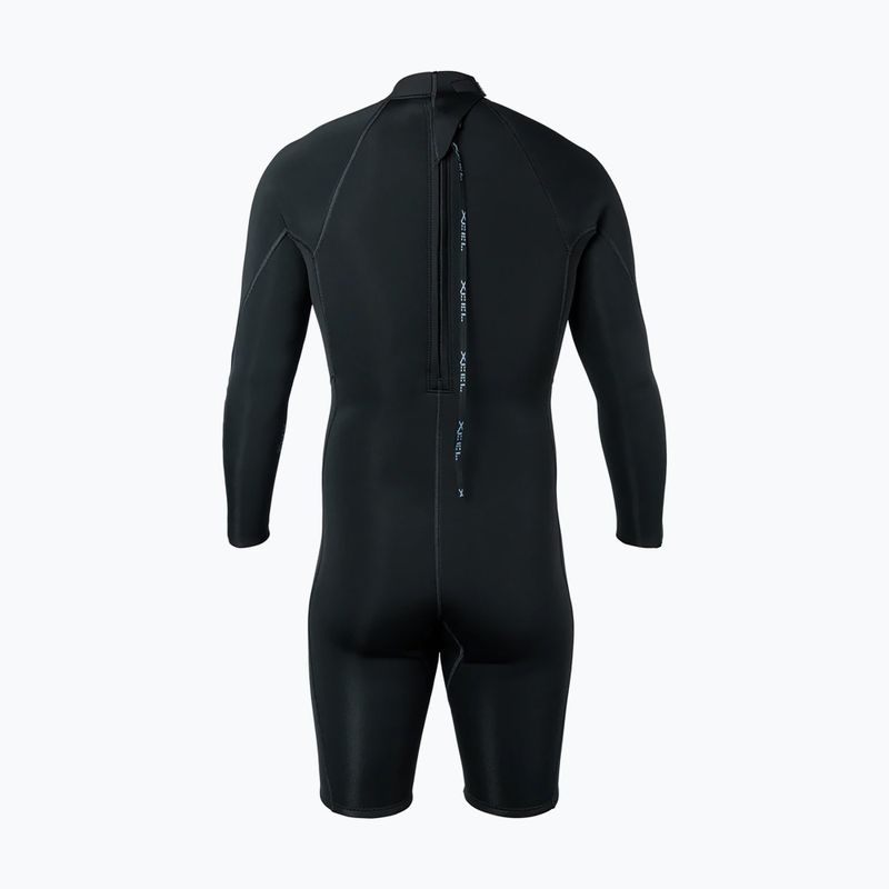Muta da nuoto uomo Xcel Axis Back Zip Spring 2 mm LS black 2