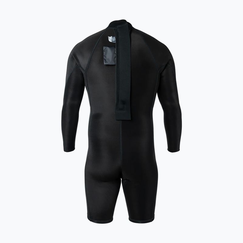 Muta da nuoto uomo Xcel Axis Back Zip Spring 2 mm LS black 4