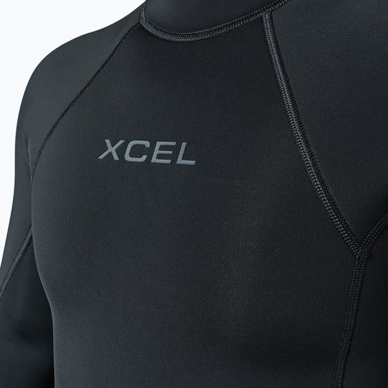 Muta da nuoto uomo Xcel Axis Back Zip Spring 2 mm LS black 6
