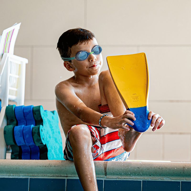 Occhialini da nuoto FINIS Ripple trasparenti/rosa per bambini 7