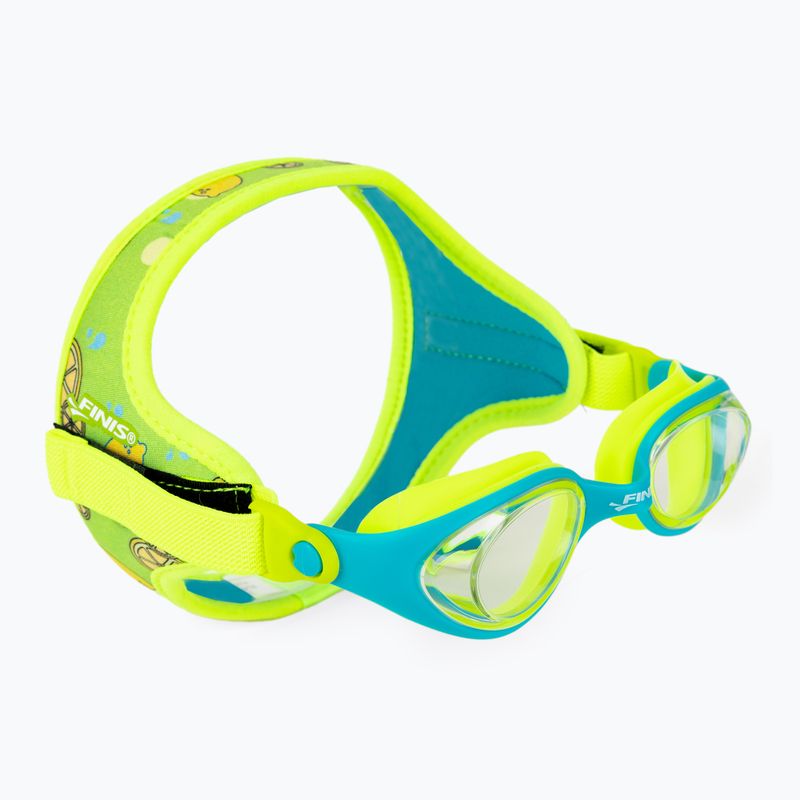 Occhialini da nuoto FINIS per bambini DragonFlys limone/chiaro