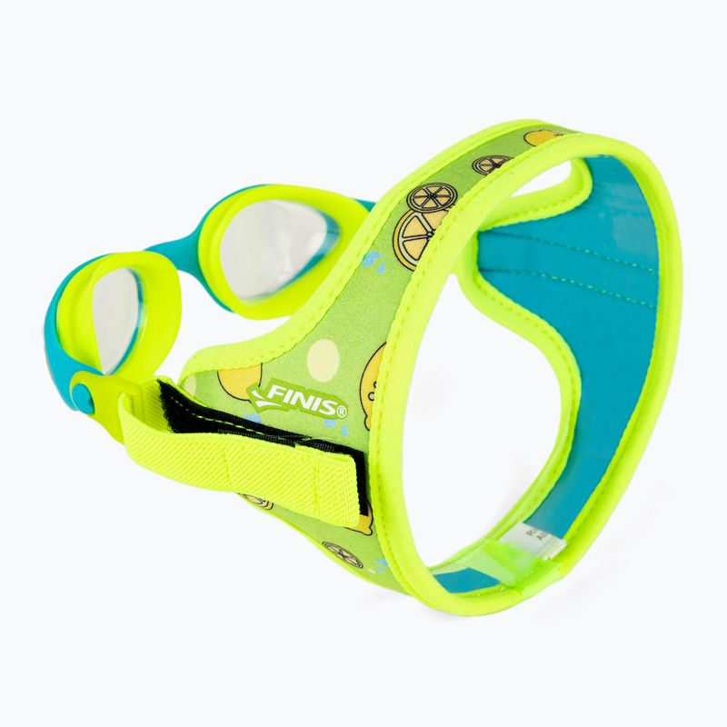 Occhialini da nuoto FINIS per bambini DragonFlys limone/chiaro 4