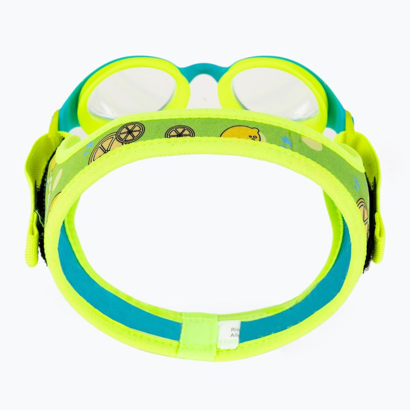 Occhialini da nuoto FINIS per bambini DragonFlys limone/chiaro 5