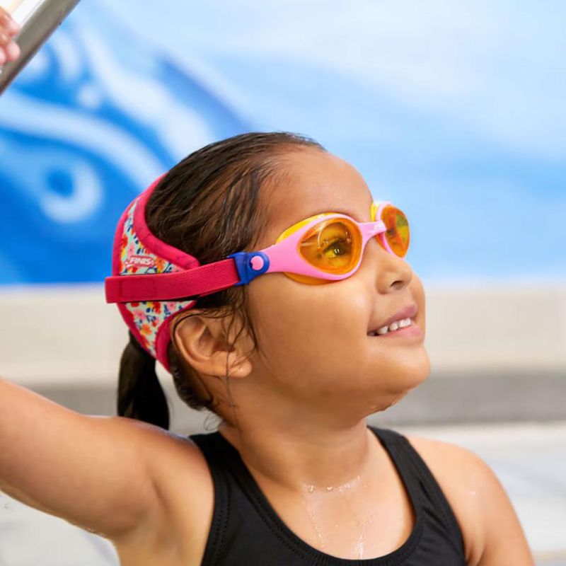Occhialini da nuoto per bambini FINIS DragonFlys Goggles flower power 3