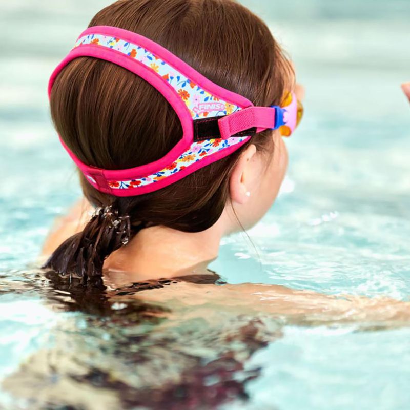Occhialini da nuoto per bambini FINIS DragonFlys Goggles flower power 5
