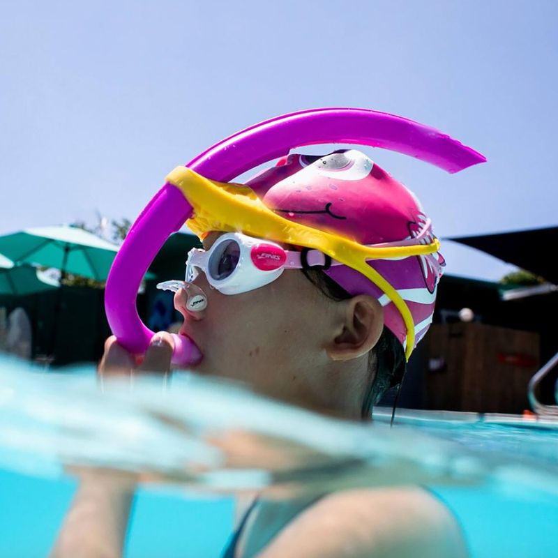 Occhialini da nuoto per bambini Finis H3 Goggle white/pink 3
