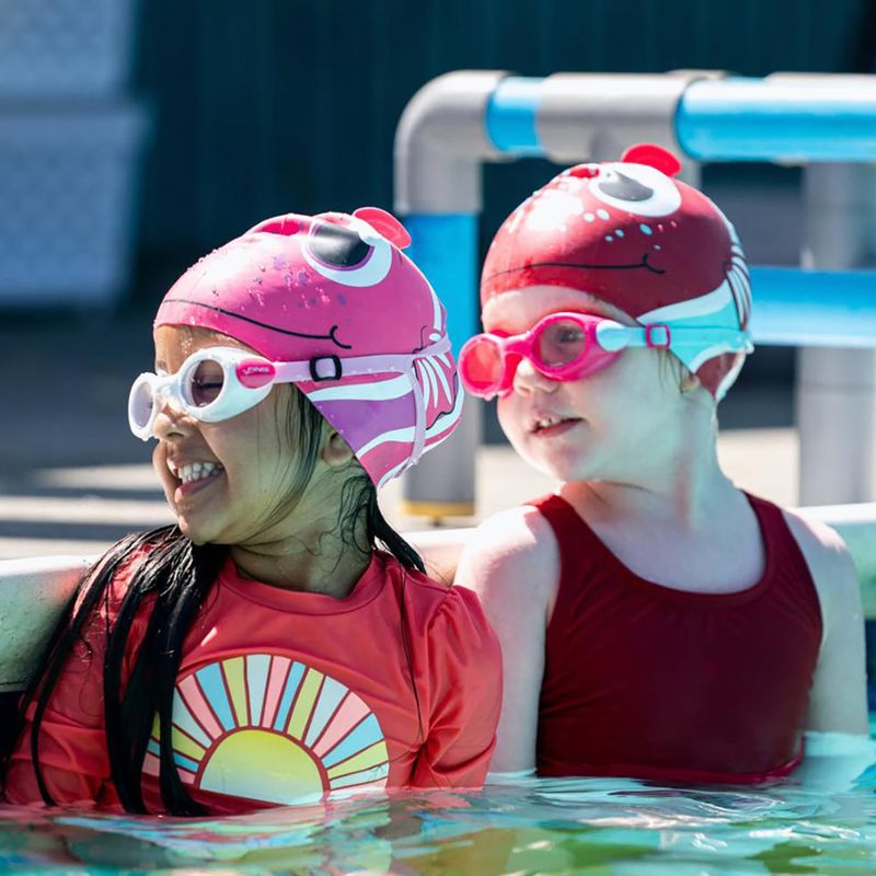 Occhialini da nuoto per bambini Finis H3 Goggle white/pink 4