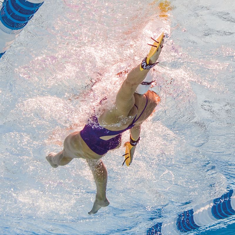 Palette da nuoto FINIS Bolster giallo 5