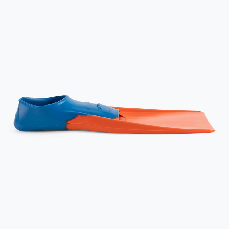 Pinne lunghe galleggianti FINIS blu/arancio 3