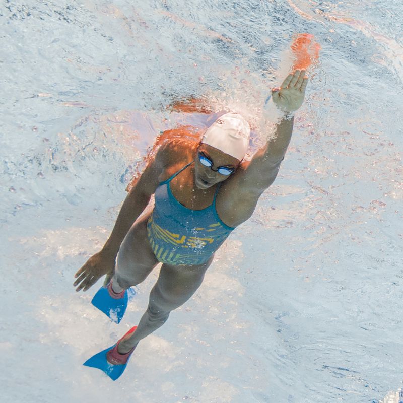 Pinne lunghe galleggianti FINIS rosso/nero 8