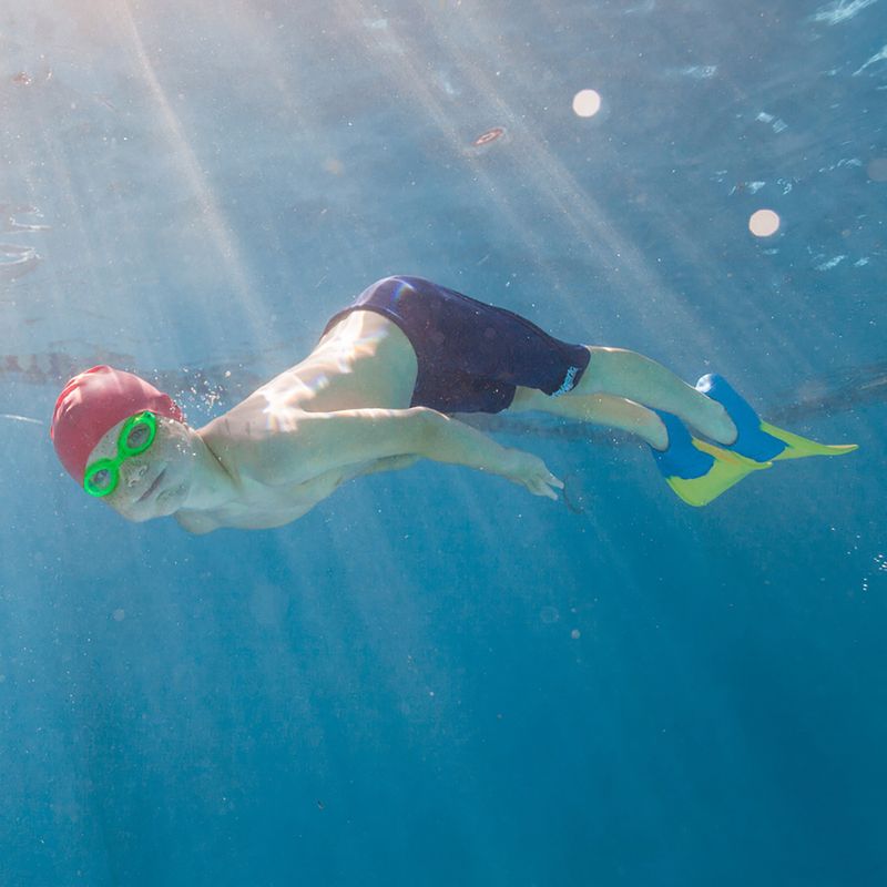 Pinne lunghe galleggianti FINIS rosso/nero 9