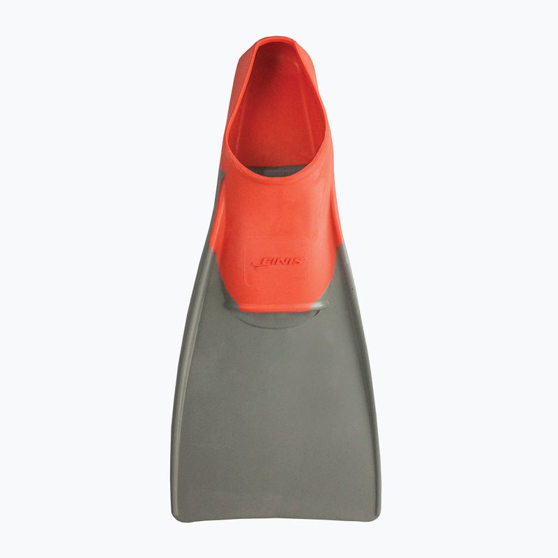 Pinne lunghe galleggianti FINIS rosso/grigio 6