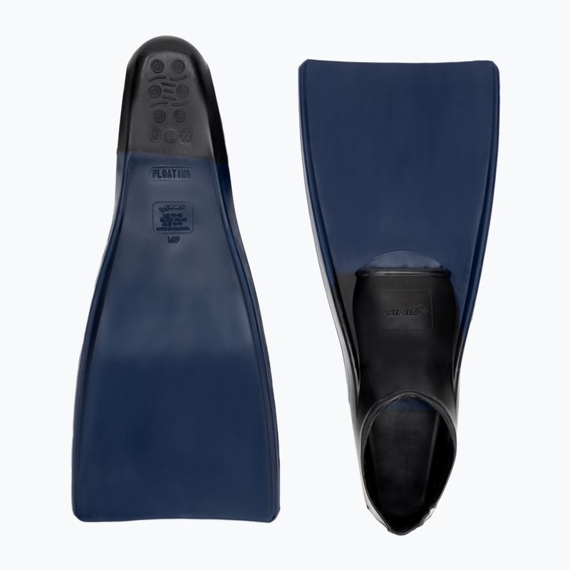 Pinne lunghe galleggianti FINIS nero/navy 2