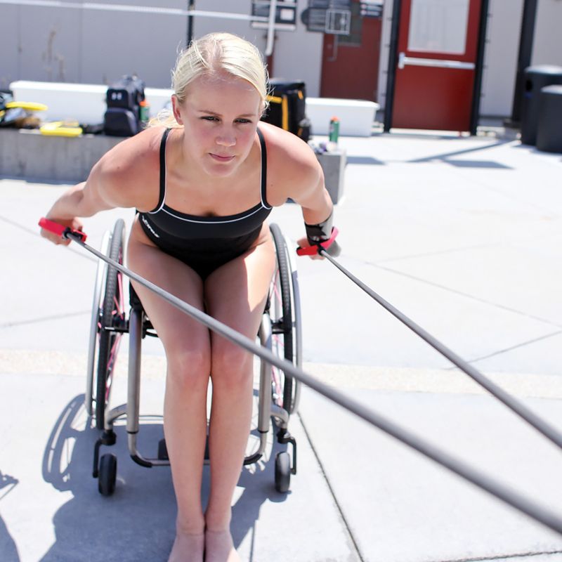 FINIS Dryland Cord Elastici pesanti rossi per l'allenamento di nuoto 2