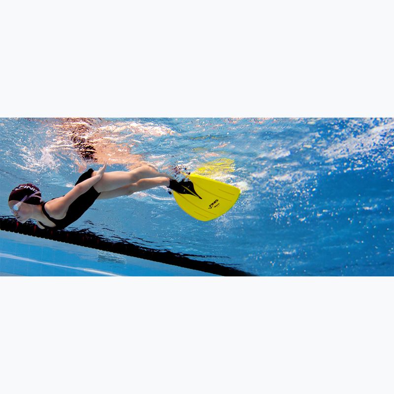 Pinne mono gialle FINIS Wave per il nuoto 4