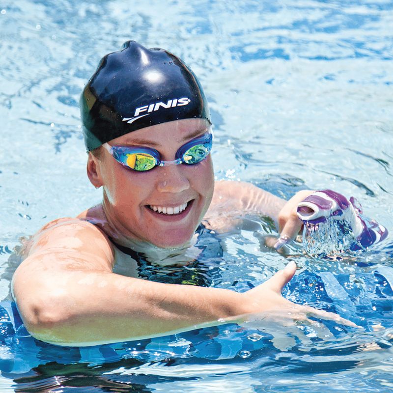 Occhiali da nuoto FINIS Specchio blu chiaro 7