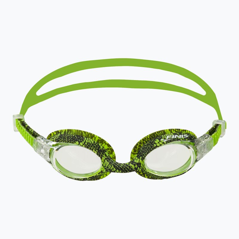Occhiali da nuoto FINIS Adventure verde serpente 2