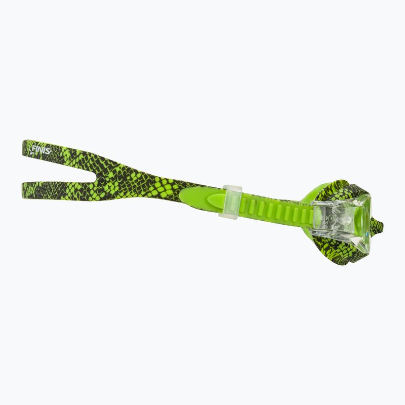 Occhiali da nuoto FINIS Adventure verde serpente 3