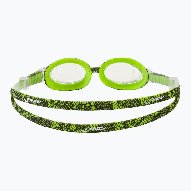 Occhiali da nuoto FINIS Adventure verde serpente 5
