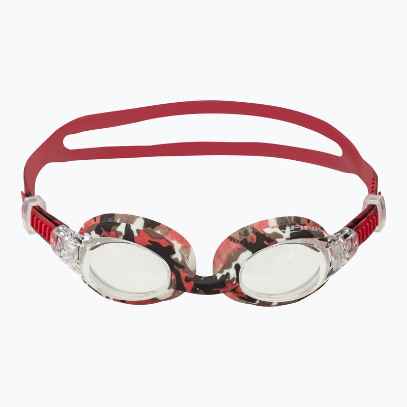 Occhiali da nuoto FINIS Adventure rosso mimetico 2