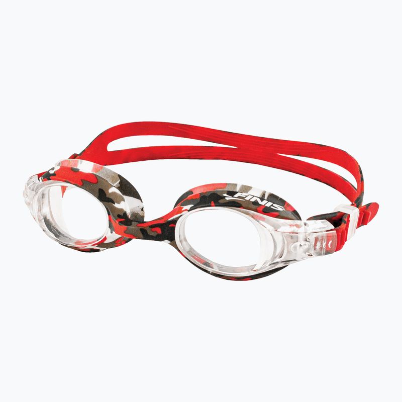 Occhiali da nuoto FINIS Adventure rosso mimetico 6