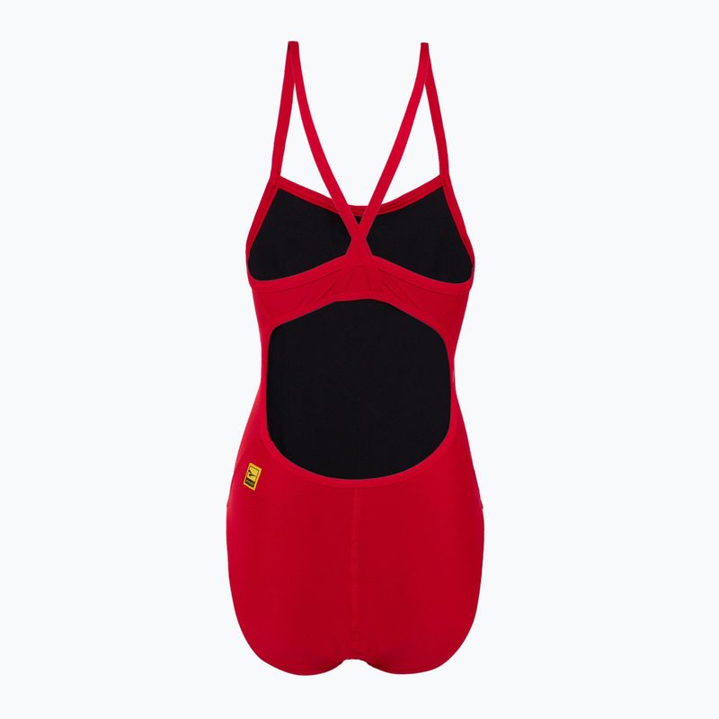 Costume intero donna FINIS Skinback Solid rosso 2