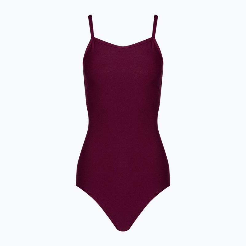 FINIS Skinback Solid cabernet costume intero da donna