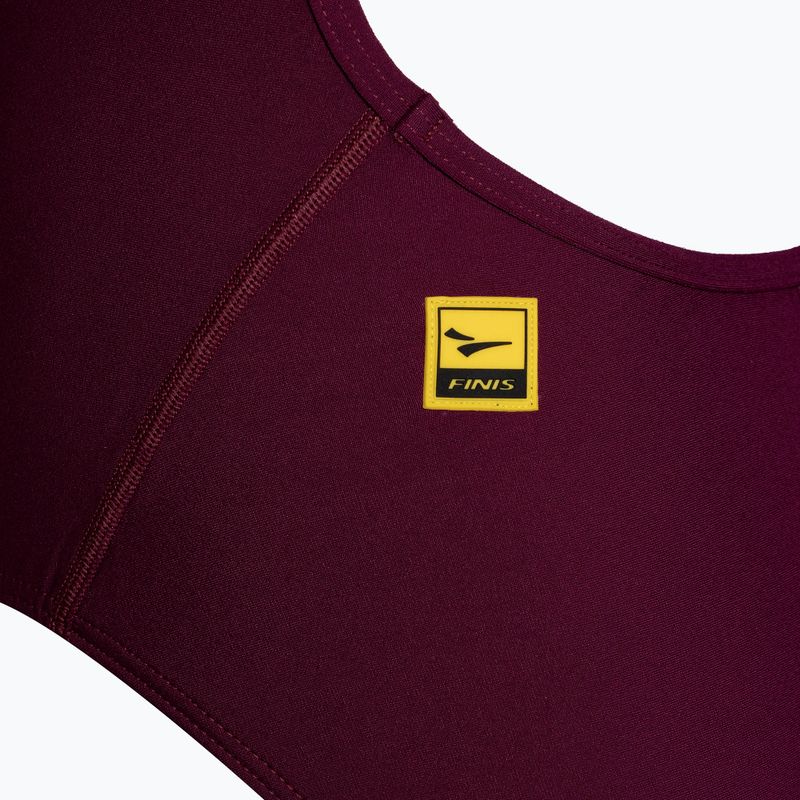 FINIS Skinback Solid cabernet costume intero da donna 3