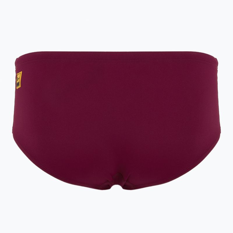 Slip da bagno FINIS Aqua Short Solid cabernet da uomo 2