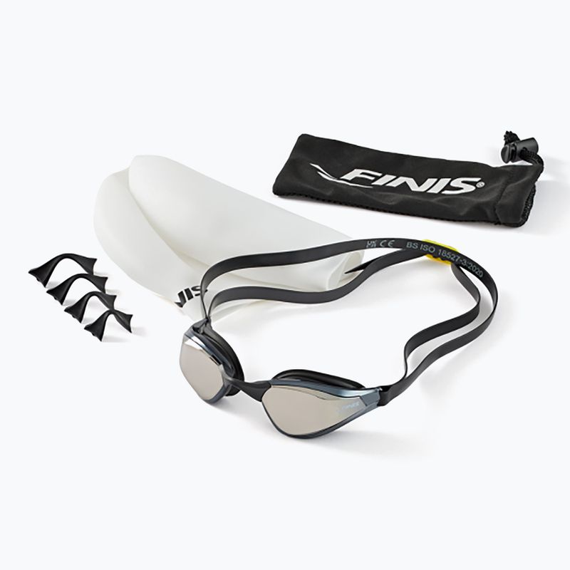 Occhialini da nuoto FINIS Mach 1 Racing titanium 2