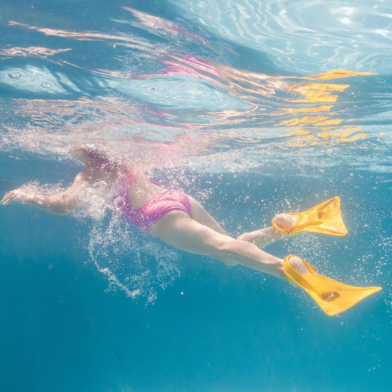 Pinne da nuoto Finis Fishtail 2 yellow 5