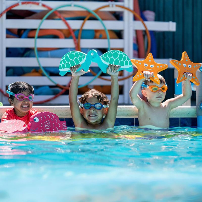 Tavola da nuoto per bambini FINIS Floatie Friends Turtle blue/green 3