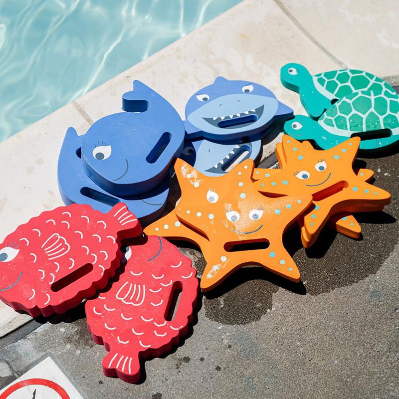Tavola da nuoto per bambini FINIS Floatie Friends Shark blue 2