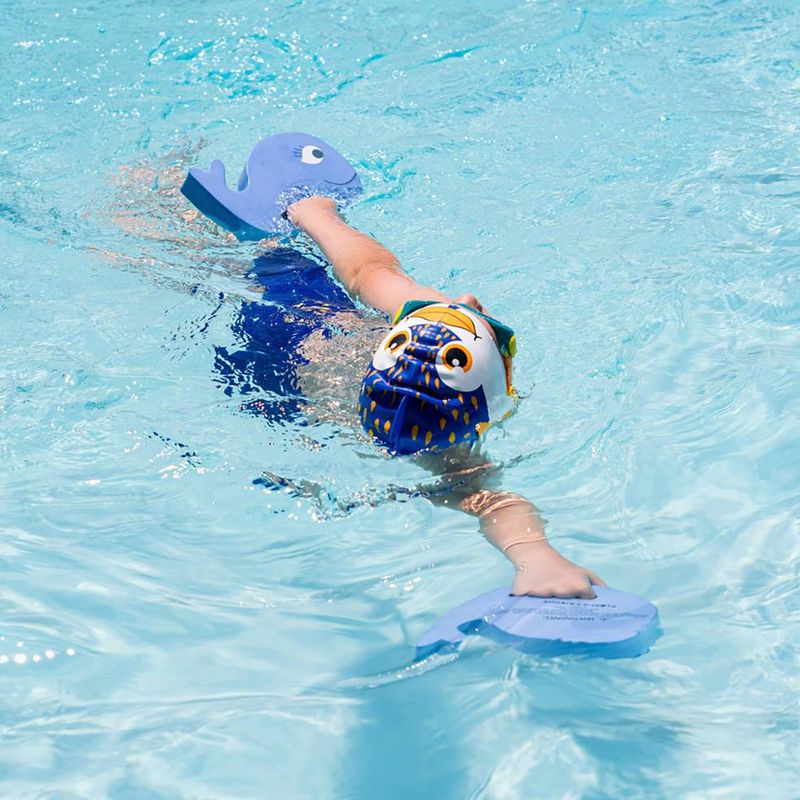Tavola da nuoto per bambini FINIS Floatie Friends Whale blue 3