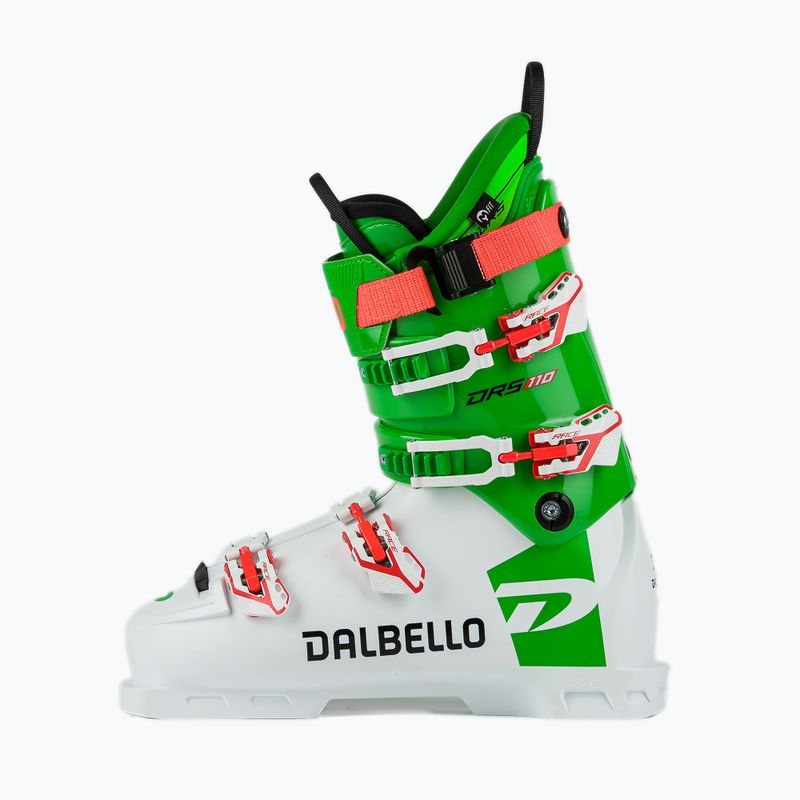 Scarponi da sci Dalbello DRS 110 bianco/verde corsa 2