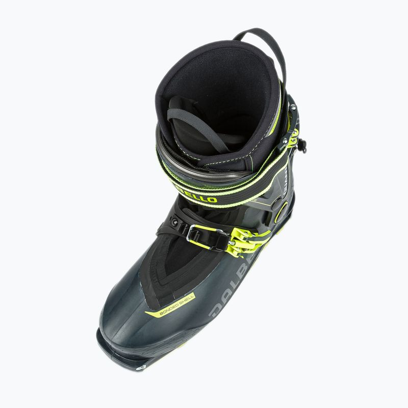 Scarpone da sci Dalbello Quantum Evo da uomo blu scuro/giallo fluo 4