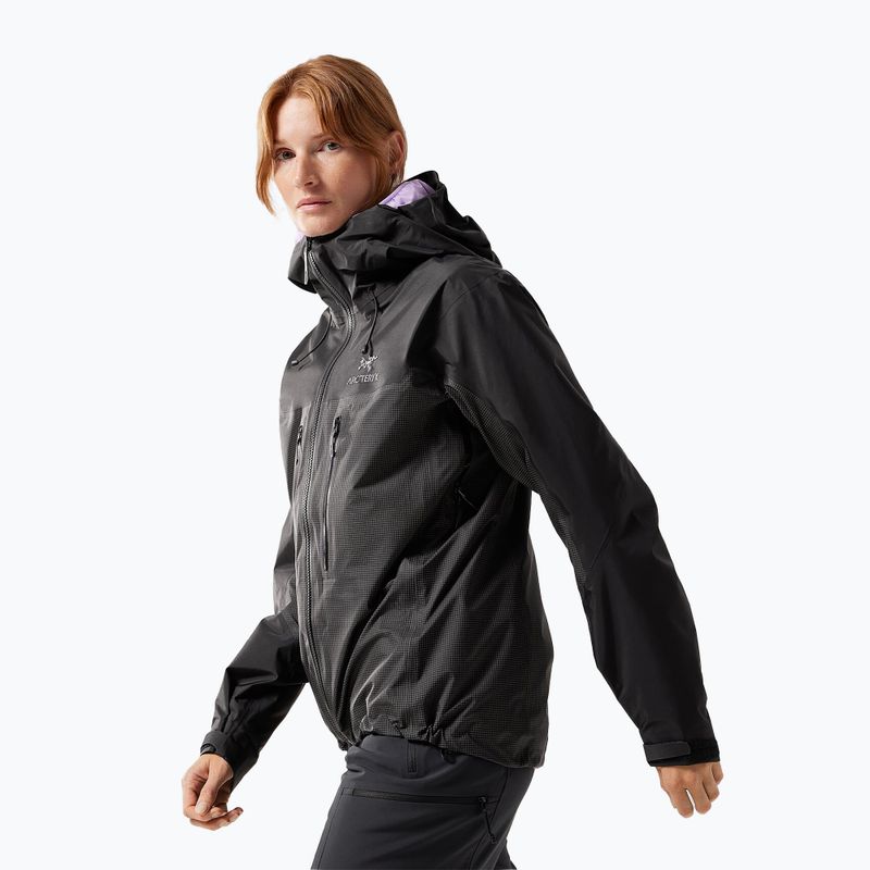 Arc'teryx Alpha, giacca da pioggia da donna, nero 4