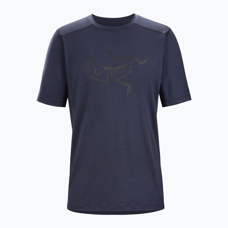 Camicia da trekking Arc'teryx Ionia Merino Wool Logo uomo nero/zaffiro 4