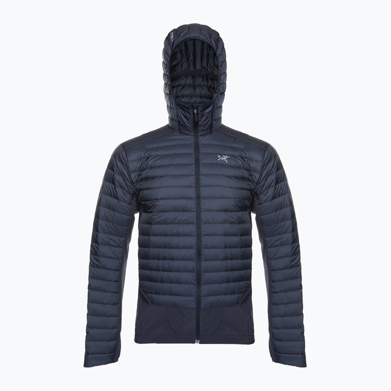 Giacca Arc'teryx Cerium Hybrid Hoody uomo nero/zaffiro