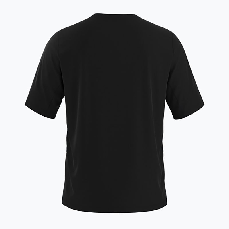 Maglietta da corsa Arc'teryx Logo Uomo Cormac, erica nera 2