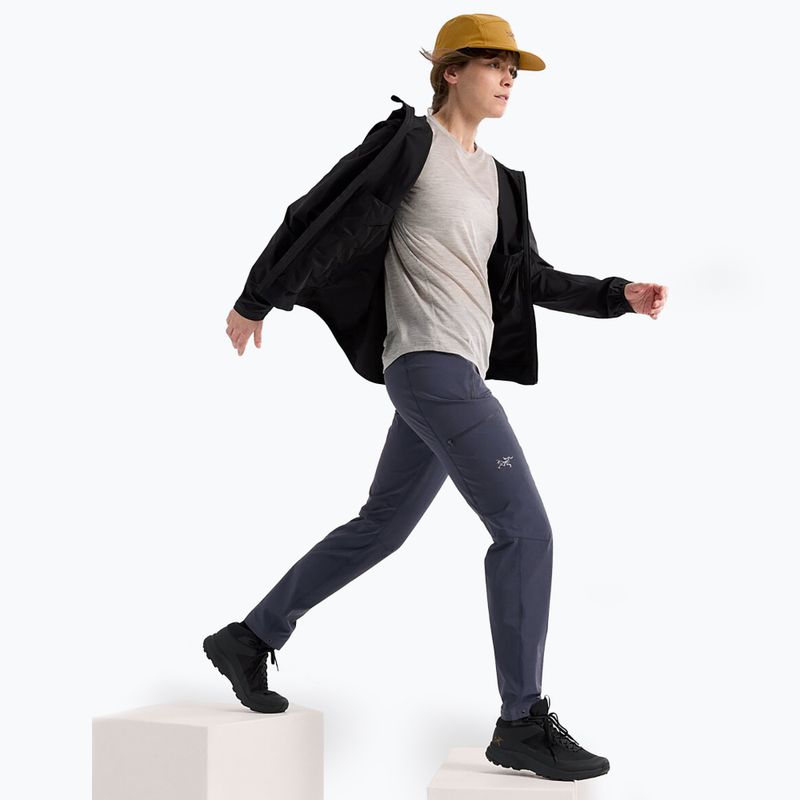 Pantaloni softshell Arcteryx da donna Gamma LT nero/zaffiro 2
