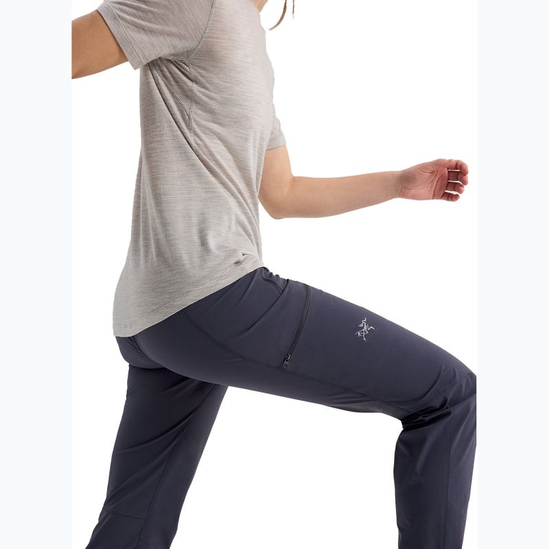 Pantaloni softshell Arcteryx da donna Gamma LT nero/zaffiro 5