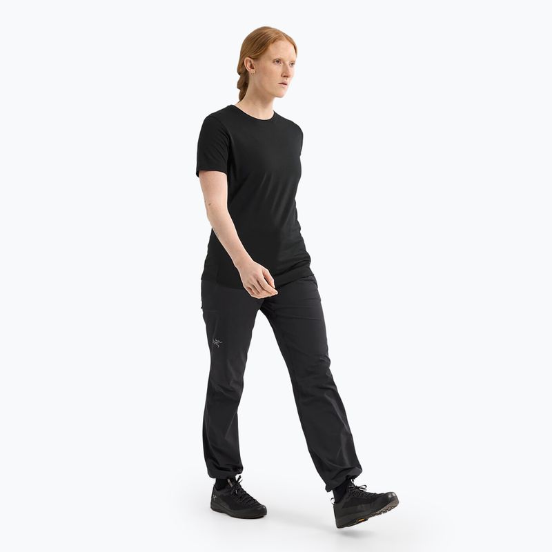 Maglietta Arcteryx Lana Crew donna nera 2