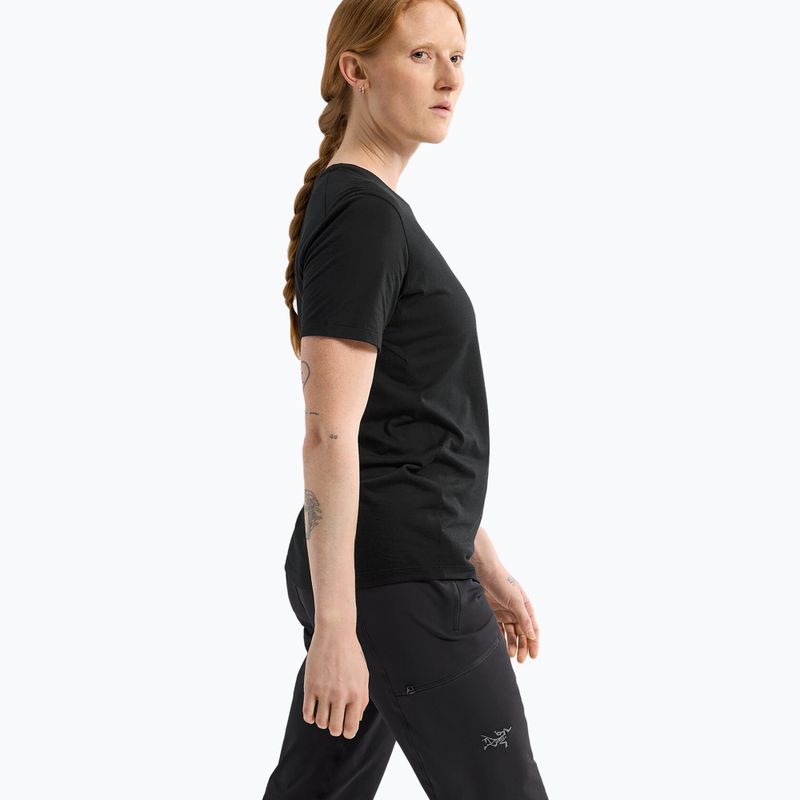Maglietta Arcteryx Lana Crew donna nera 4