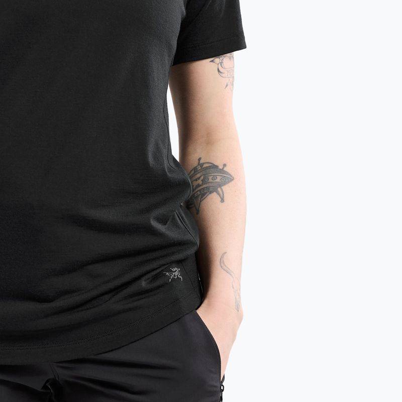 Maglietta Arcteryx Lana Crew donna nera 5