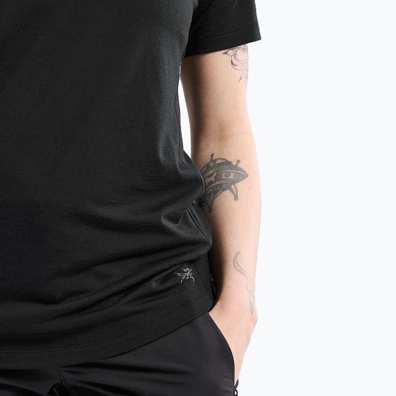 Arcteryx maglia trekking donna Lana Crew nero/zaffiro 5